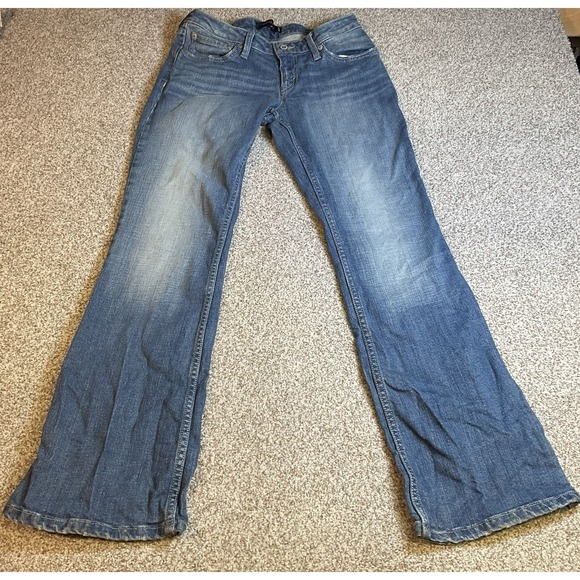 Levi's Denim - LEVI'S Womens 528 Curvy Flared Jeans US 11 Blue Cotton